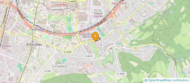 localisation de l'entreprise SCI MOB  EYBENS