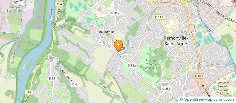 localisation de l'entreprise SCI MOB I2 à TOULOUSE