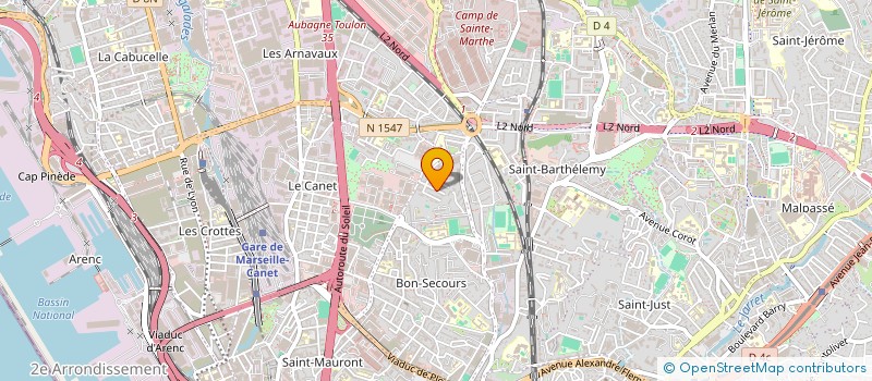 localisation de l'entreprise SCI MOB' IMMO à MARSEILLE