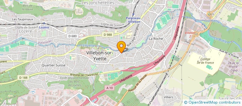 localisation de l'entreprise SCI MOBA à VILLEBON-SUR-YVETTE