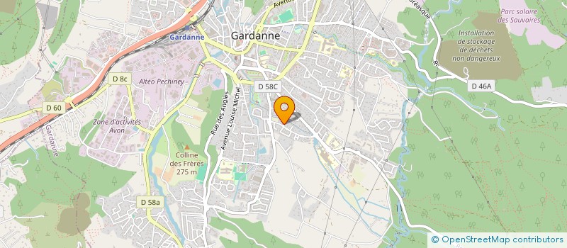 localisation de l'entreprise SCI MOBEL à GARDANNE