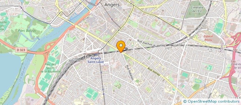 localisation de l'entreprise SCI MOBER à ANGERS