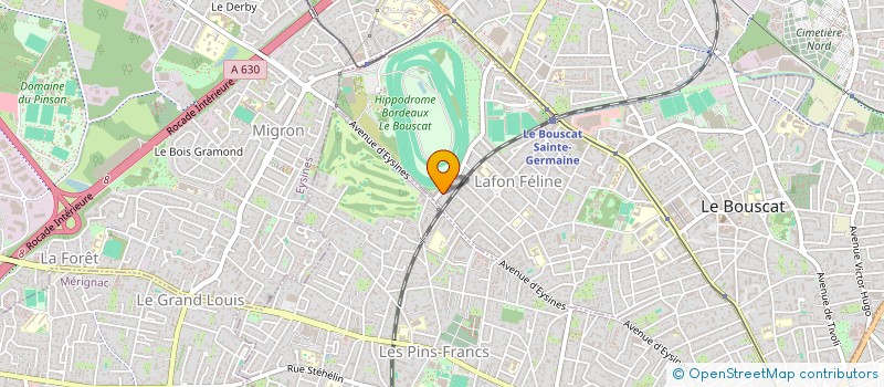 localisation de l'entreprise SCI MOBERCY  LE BOUSCAT