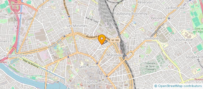 localisation de l'entreprise SCI MOBI 7 à TOULOUSE