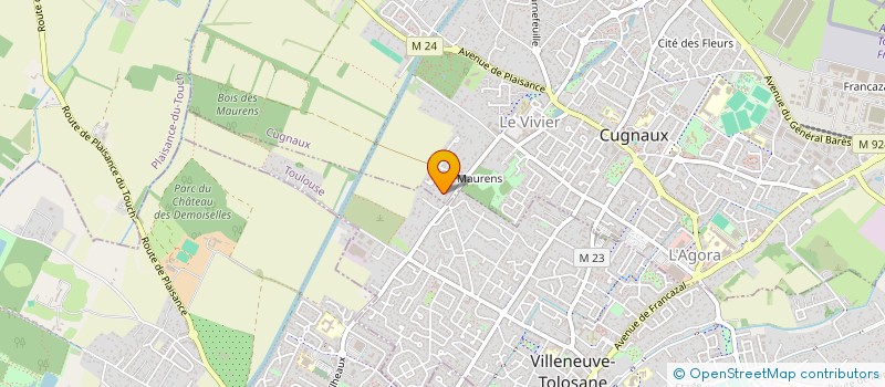 localisation de l'entreprise SCI MOBIA  CUGNAUX