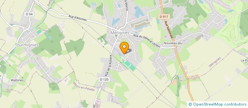 localisation de l'entreprise SCI MOBIDIQUE à MERIGNIES