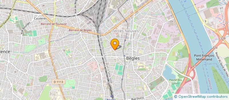 localisation de l'entreprise SCI MOBILE 25 à BEGLES