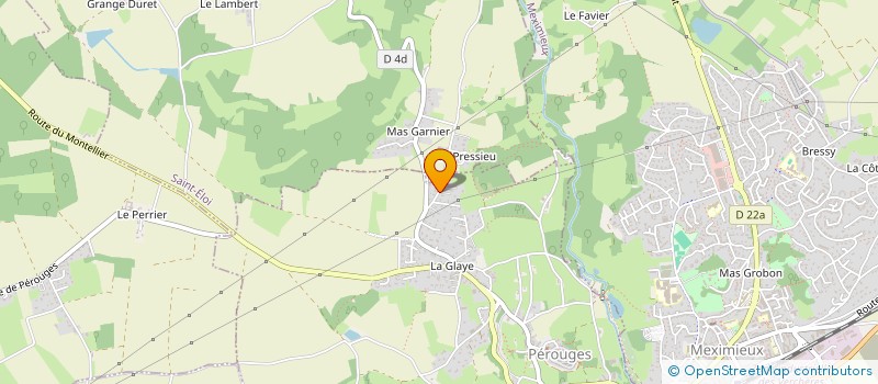 localisation de l'entreprise SCI MOBLANC  PEROUGES