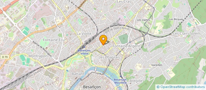 localisation de l'entreprise SCI MOBY DICK  BESANCON