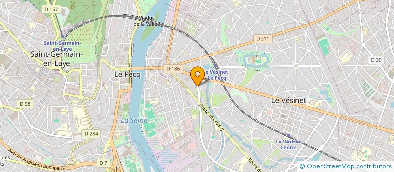 localisation de l'entreprise SCI MOBY DICK  LE VESINET