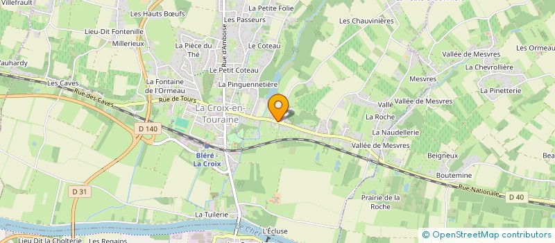 localisation de l'entreprise SCI MOBYDIM à LA CROIX-EN-TOURAINE