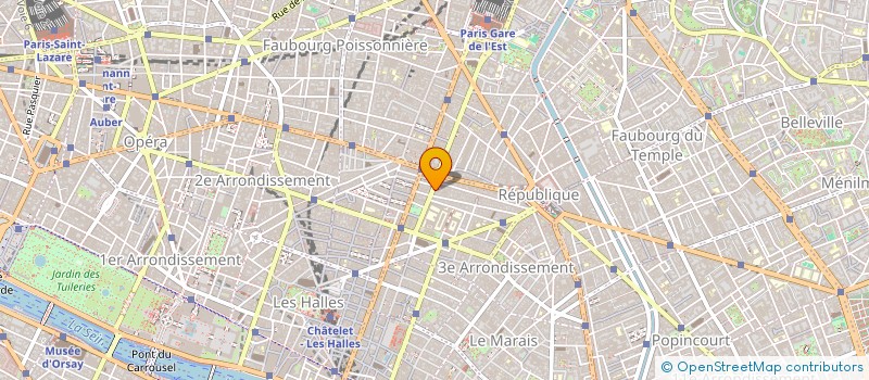 localisation de l'entreprise SCI MOC322  PARIS