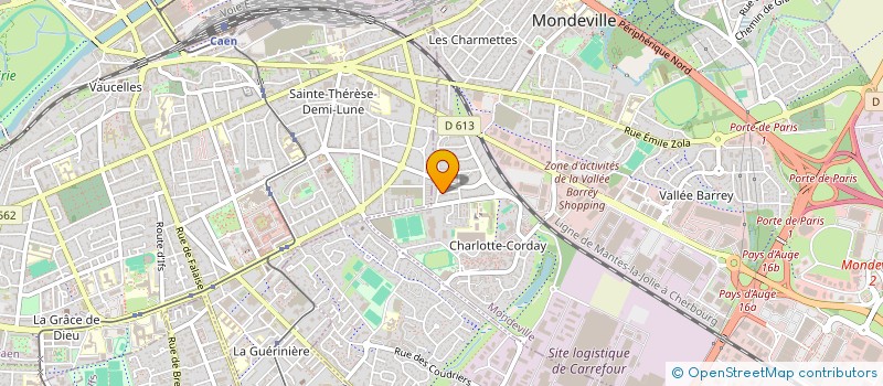 localisation de l'entreprise SCI MOCA à MONDEVILLE