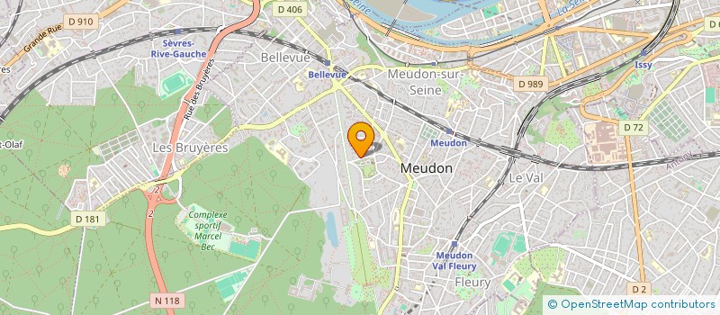 localisation de l'entreprise SCI MOCA à MEUDON