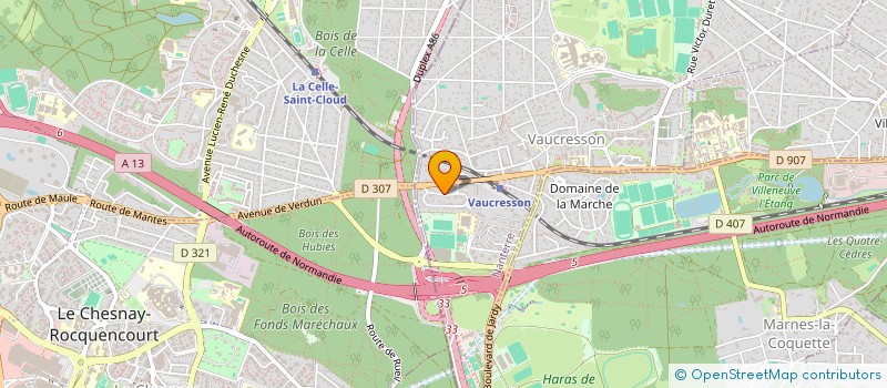 localisation de l'entreprise SCI MOCA à VAUCRESSON