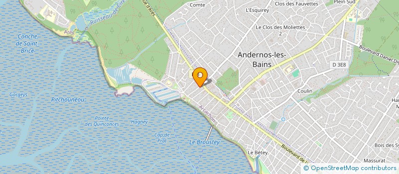 localisation de l'entreprise SCI MOCA  ANDERNOS-LES-BAINS