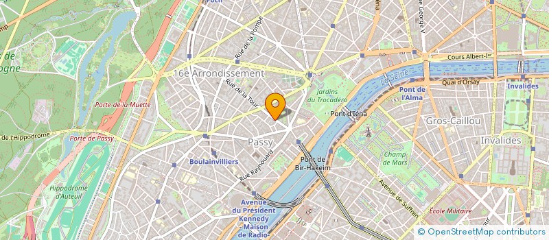 localisation de l'entreprise SCI MOCA  PARIS