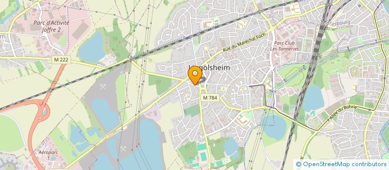 localisation de l'entreprise SCI MOCA  LINGOLSHEIM