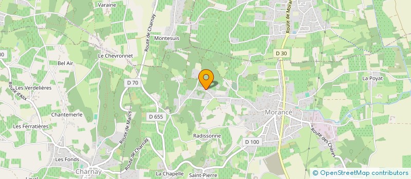 localisation de l'entreprise SCI MOCALLES  MORANCE