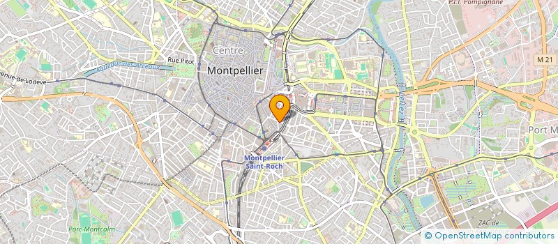 localisation de l'entreprise SCI MOCAPI  MONTPELLIER