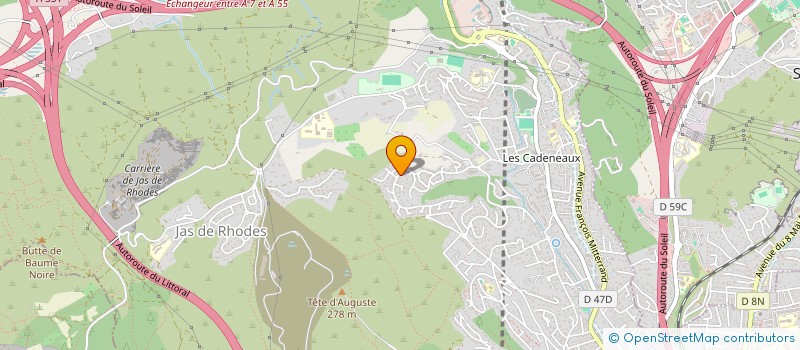 localisation de l'entreprise SCI MOCEBE à LES PENNES-MIRABEAU