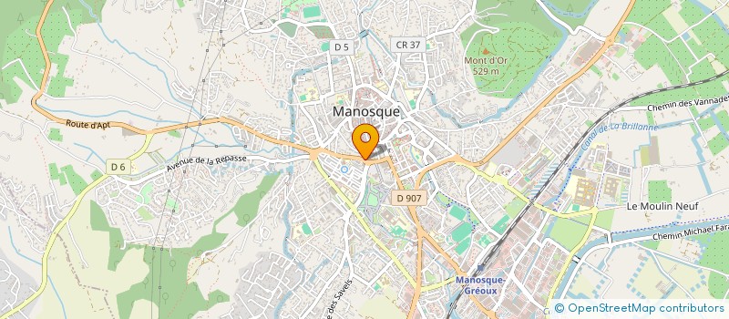 localisation de l'entreprise SCI MOCHA à MANOSQUE
