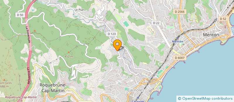 localisation de l'entreprise SCI MOCHALOU à ROQUEBRUNE-CAP-MARTIN