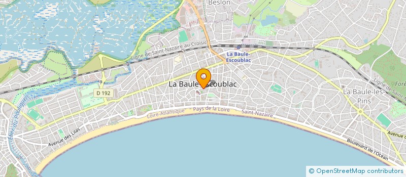 localisation de l'entreprise SCI MOCITO  LA BAULE-ESCOUBLAC