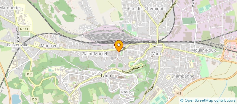 localisation de l'entreprise SCI MOCKEL ET MOCKEL à LAON