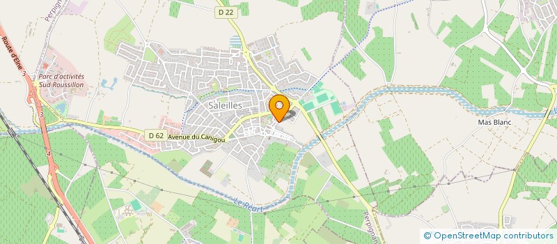 localisation de l'entreprise SCI MOCLA  SALEILLES