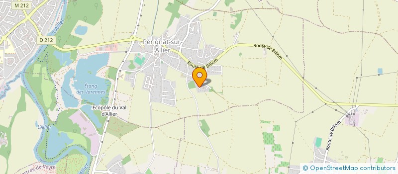 localisation de l'entreprise SCI MOCLO  PERIGNAT-SUR-ALLIER