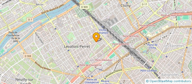 localisation de l'entreprise SCI MOCLOS à LEVALLOIS-PERRET