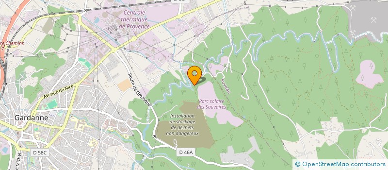 localisation de l'entreprise SCI MOCO  GARDANNE