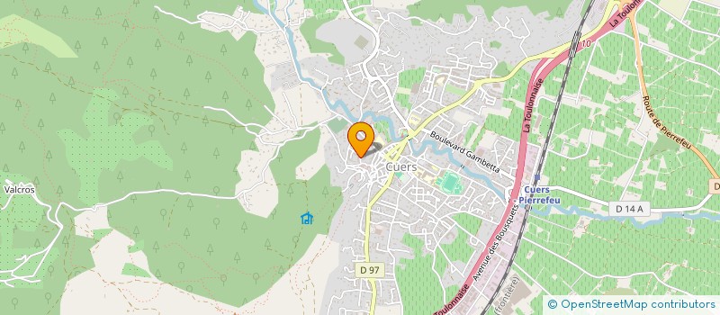 localisation de l'entreprise SCI MOCQ  CUERS