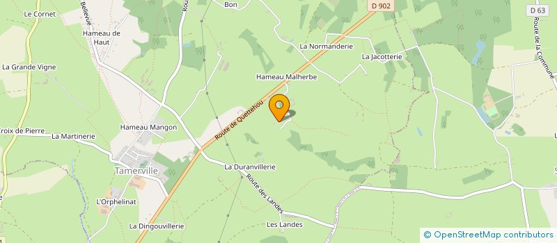 localisation de l'entreprise SCI MOCQUOT  TAMERVILLE