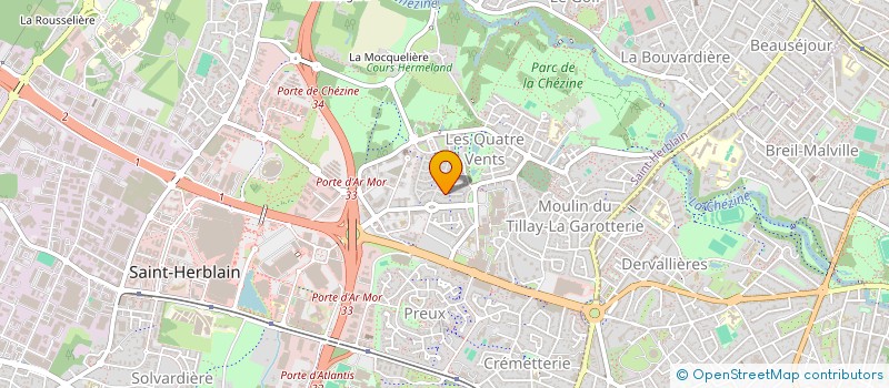 localisation de l'entreprise SCI MOD  SAINT-HERBLAIN