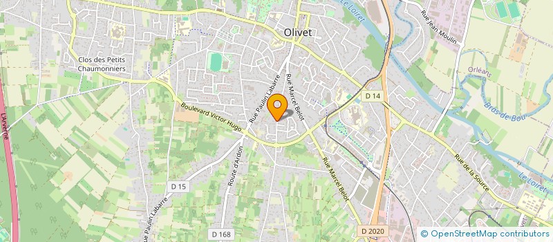 localisation de l'entreprise SCI MOD-MAX à OLIVET