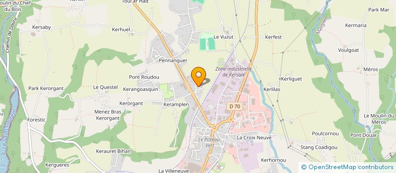 localisation de l'entreprise SCI MODA  CONCARNEAU