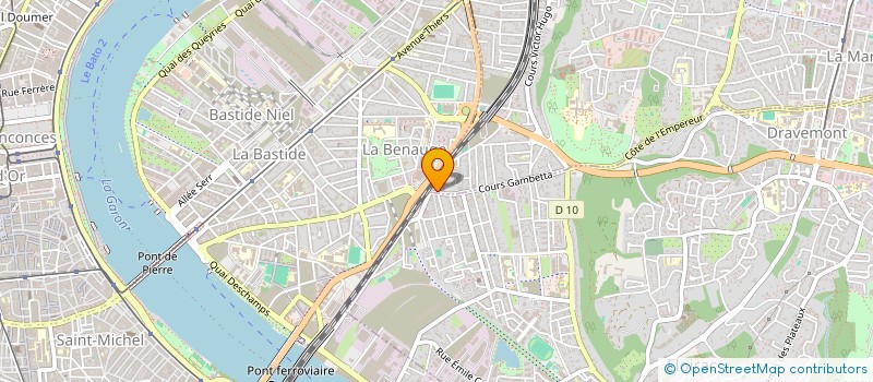 localisation de l'entreprise SCI MODA  CENON