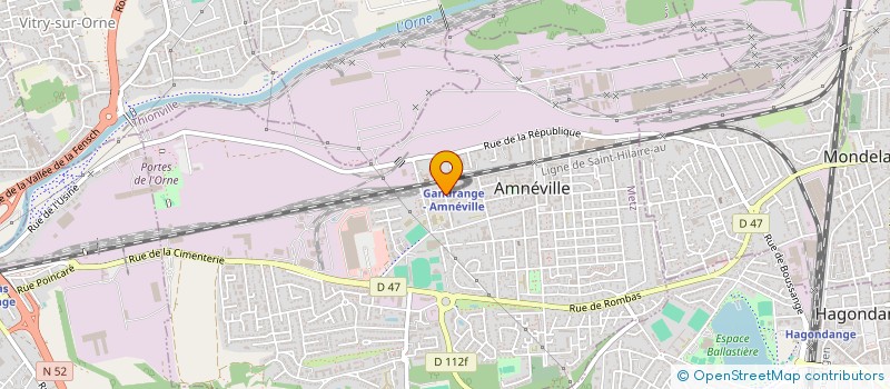 localisation de l'entreprise SCI MODAJE  AMNEVILLE