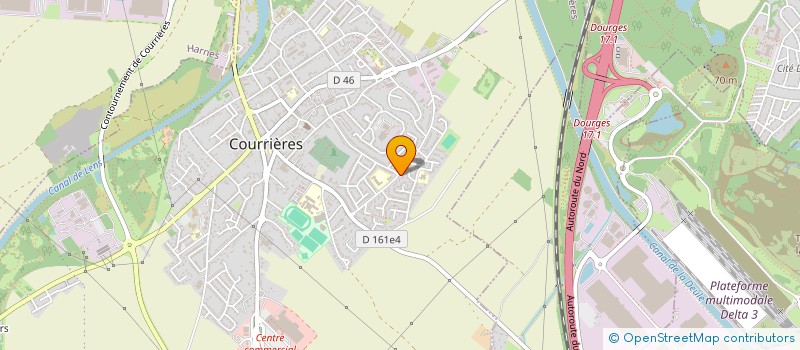 localisation de l'entreprise SCI MODAKAIE  COURRIERES