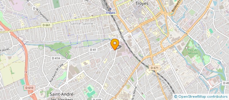 localisation de l'entreprise SCI MODALEMA  SAINT-ANDRE-LES-VERGERS