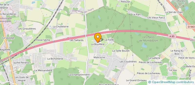 localisation de l'entreprise SCI MODAN à VEIGNE