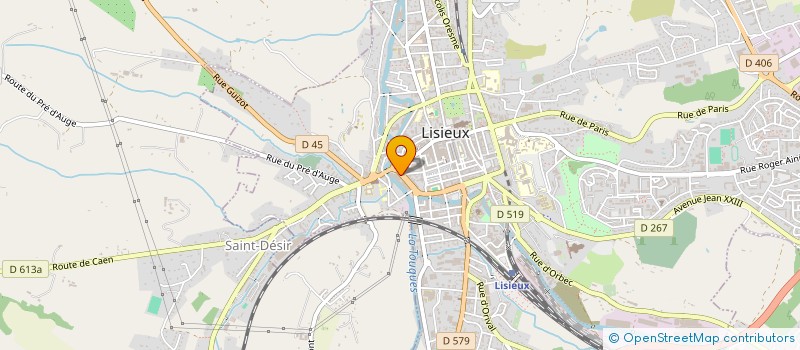 localisation de l'entreprise SCI MODAV à LISIEUX