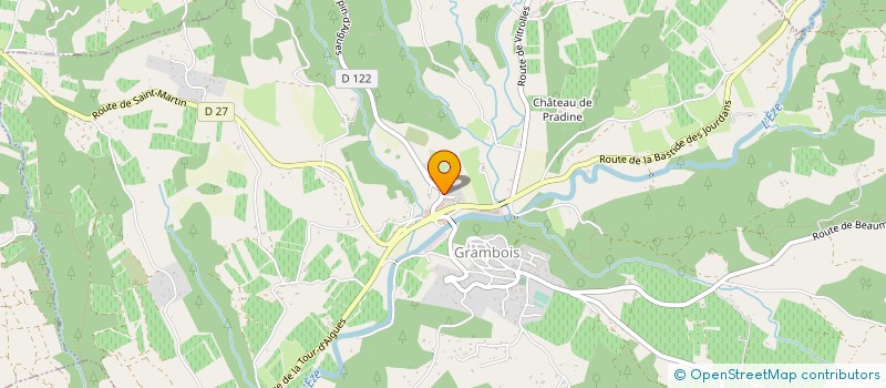 localisation de l'entreprise SCI MODAX  GRAMBOIS