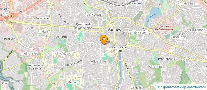 localisation de l'entreprise SCI MODCO à VANNES