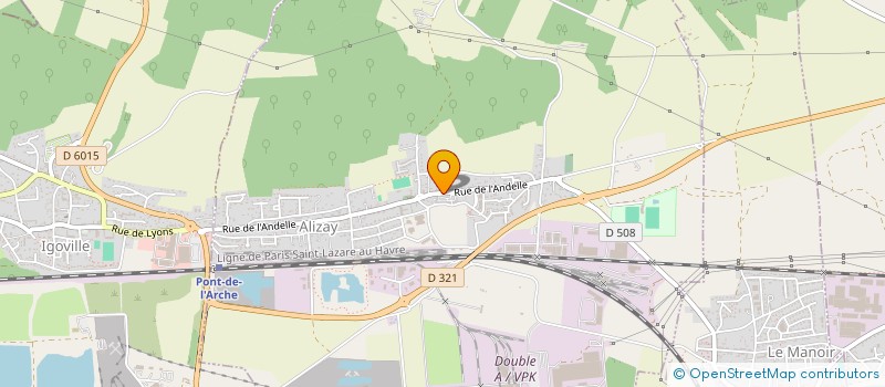 localisation de l'entreprise SCI MODE  ALIZAY