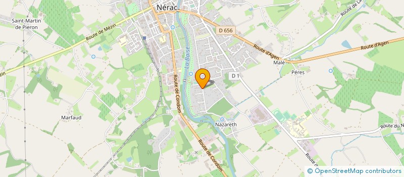 localisation de l'entreprise SCI MODEL INVEST  NERAC