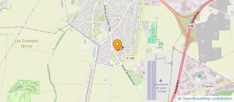 localisation de l'entreprise SCI MODELA à CORBAS