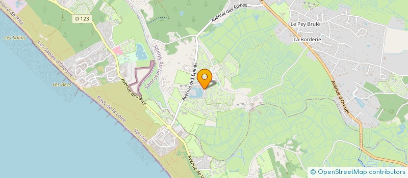 localisation de l'entreprise SCI MODEMONTS  SAINT-JEAN-DE-MONTS